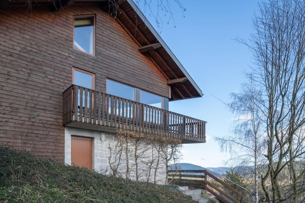 Luxueux Chalet Avec Vue Sur Les Pistes Et Le Hohneck Le Tholy Exterior photo