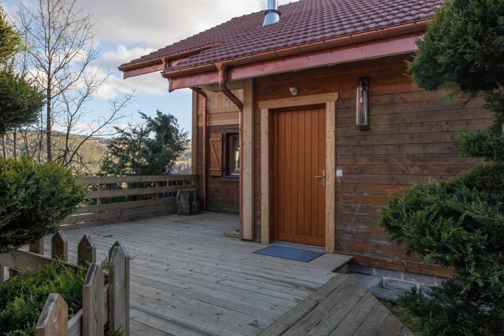 Luxueux Chalet Avec Vue Sur Les Pistes Et Le Hohneck Le Tholy Exterior photo